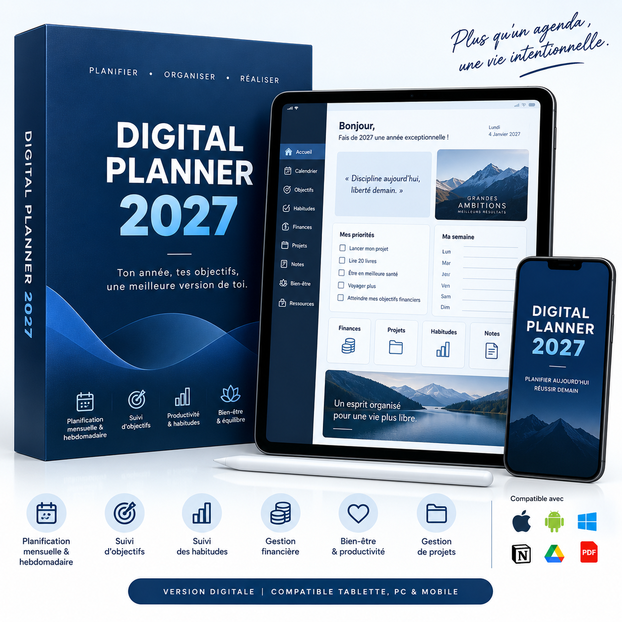 Planificateur numérique 2027