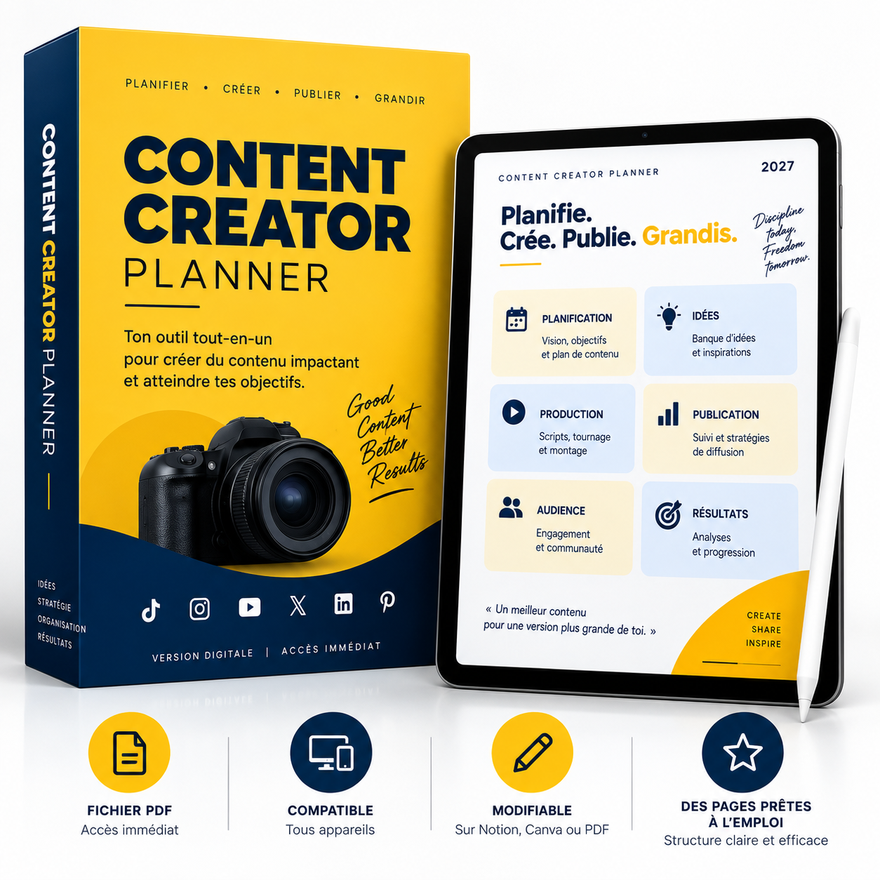 Planificateur de contenu